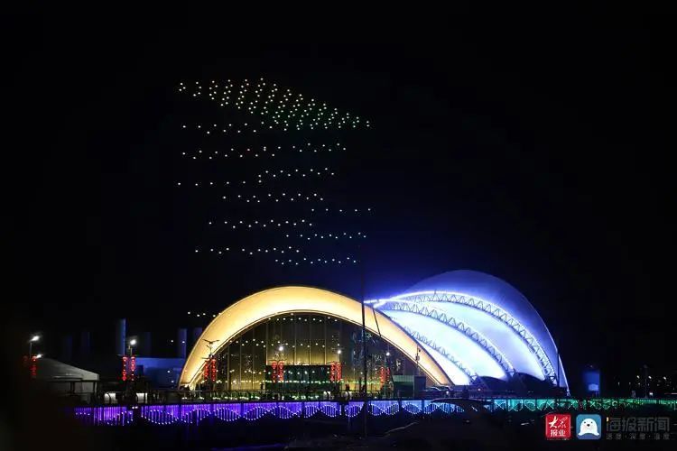 2020青島創(chuàng)新節(jié)無人機(jī)燈光秀插圖 020青島創(chuàng)新節(jié)無人機(jī)燈光秀"