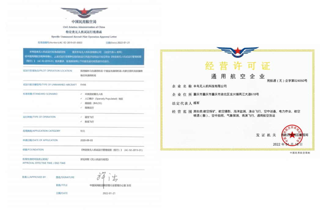 豐鳥科技獲得全球首張支線物流無人機(jī)商業(yè)試運(yùn)行牌照插圖 圖片